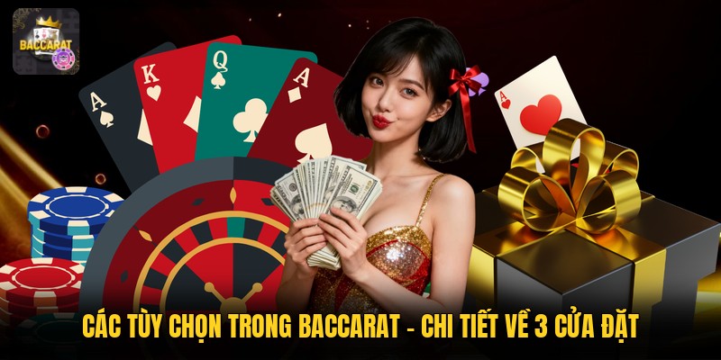 Các Tùy Chọn Trong Baccarat - Chi Tiết Về 3 Cửa Đặt
