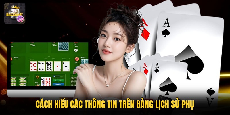 Cách hiểu các thông tin trên bảng lịch sử phụ