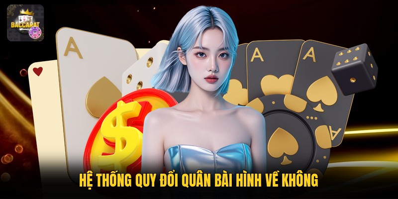 Hệ thống quy đổi quân bài hình về không