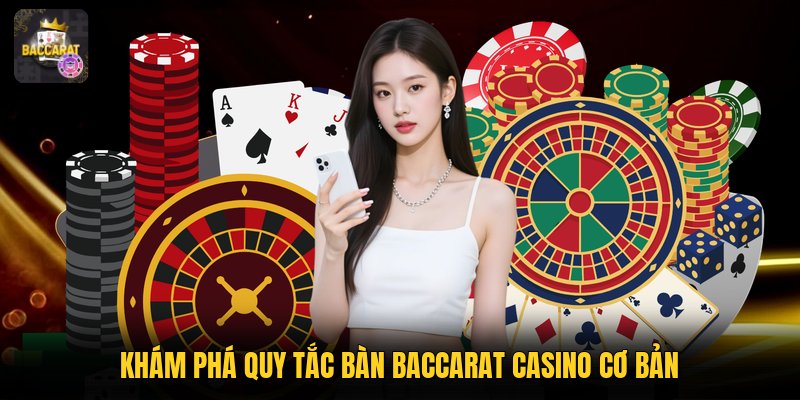 Khám phá quy tắc bàn baccarat casino cơ bản