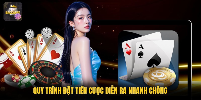 Quy trình đặt tiền diễn ra nhanh chóng