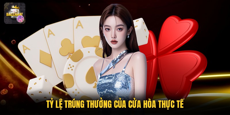 Tỷ lệ trúng thưởng của cửa hòa thực tế
